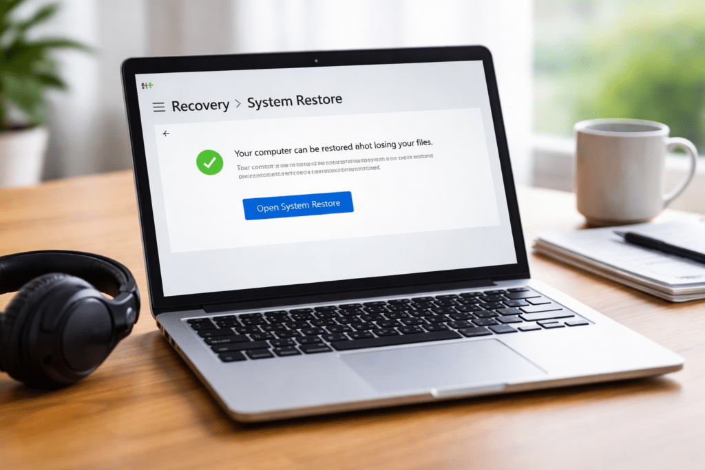 Restore and Fix Computer