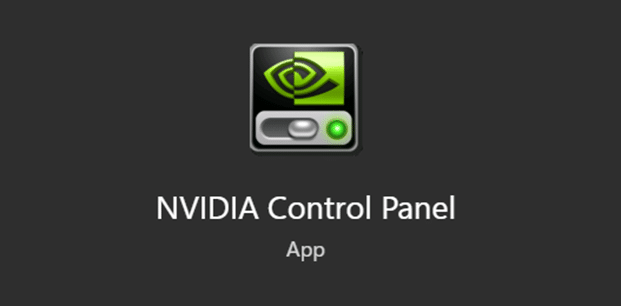 Image of NVIDIA control panel for its graphics card running on computer