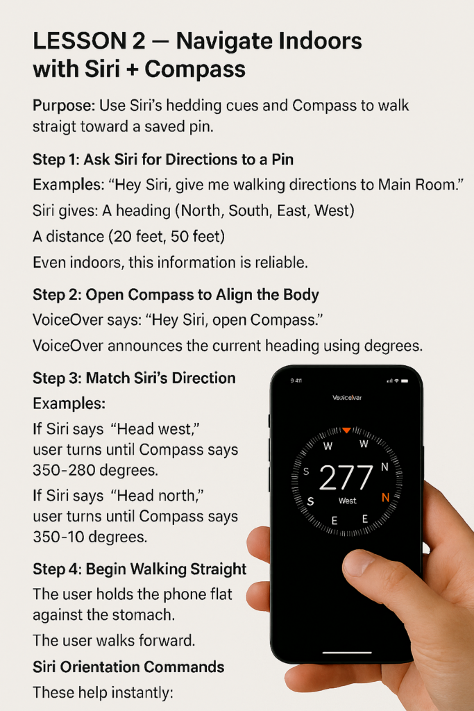Compass Navigation on iPhone