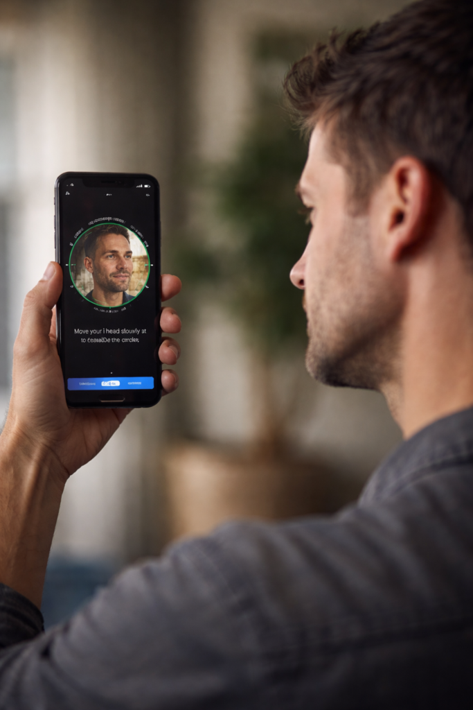 Set Up iPhone Security with VoiceOver using Face ID