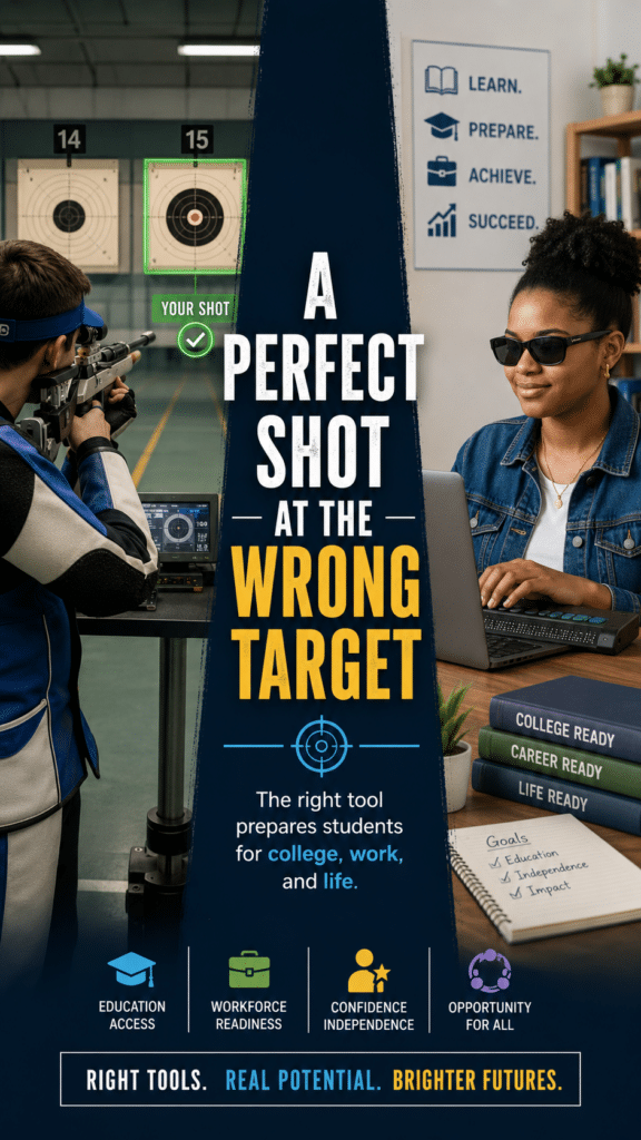 A Perfect Shot at the Wrong Target does not work-aim at the right targe